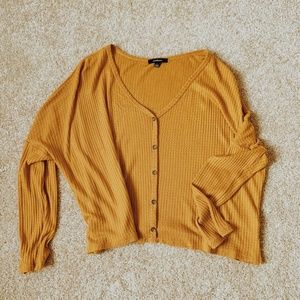 Yellow Knit Top